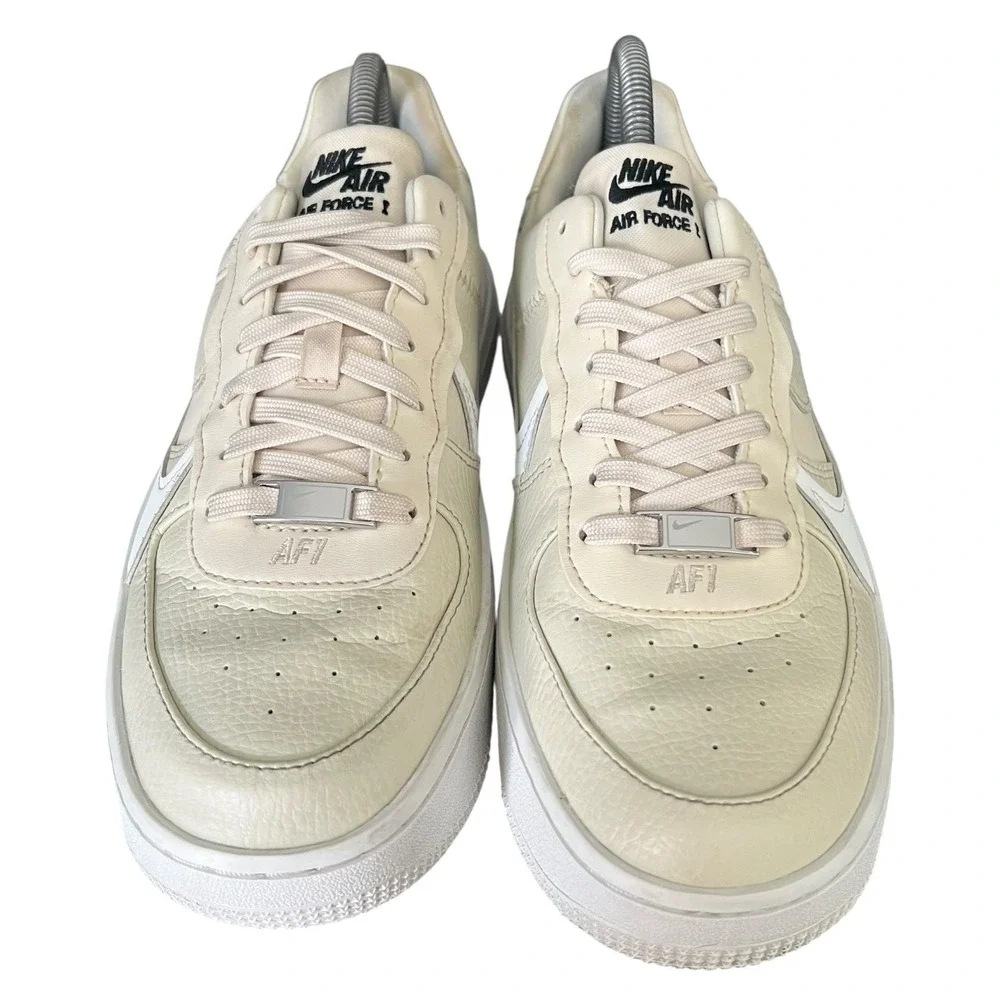 Nike Air Force 1 Shadow SE Ivory White Platform Sneakers Women Size 8 DJ9946-200